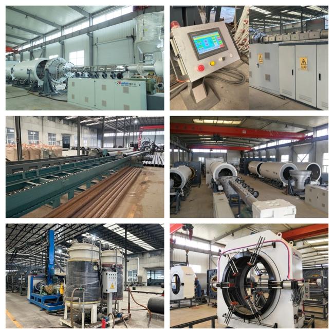 High-Performance 110-500 Pre-Insulated HDPE PE Pipe Extrusion Line 1