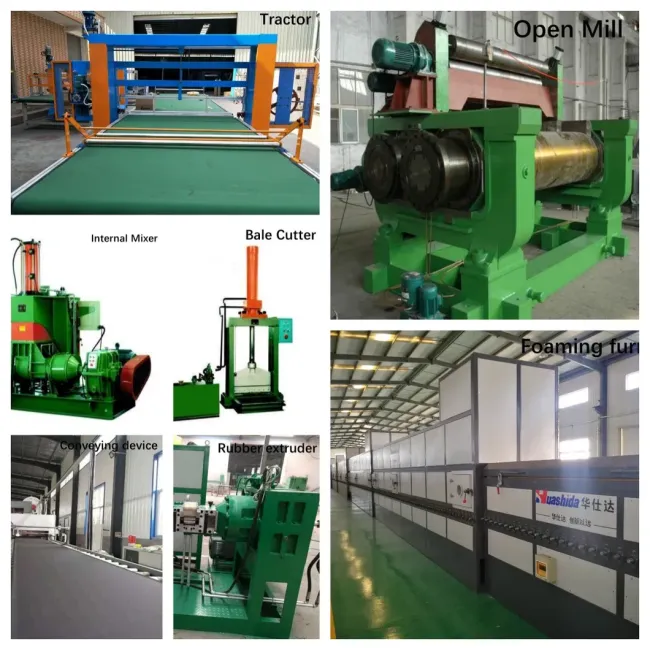Handles/Sheaths/Sealing Strips/Air Conditioner Thermal Insulation Rubber Foam Pipe/Sheet Production Line
