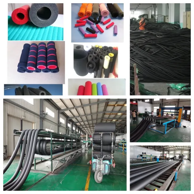 Custom NBR PVC Rubber Foaming Insulation Tube Production Line Manufacturer