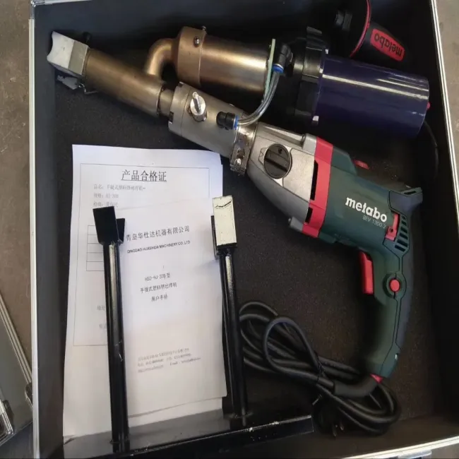 PE PP Extrusion Welder Portable Gun Welding for Joint Metal Pipe Fittings