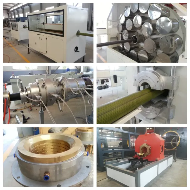 Cold Storage Coal Mines Petroleum Chemical Flexible Pert / PE / PPR Pre-Insulated Pipe Production Line