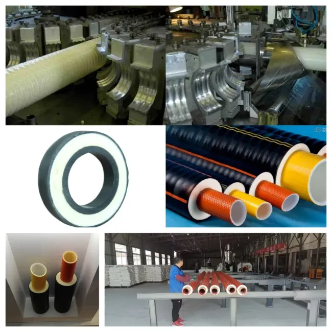 One Step Pert Pex Fiber-Enhanced Flexible PU Insulated Pipe Equipment Manufacturer
