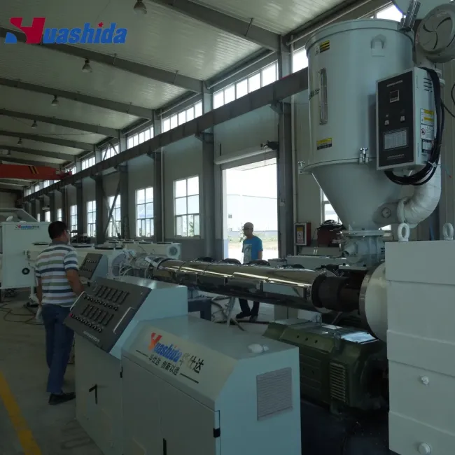 Pert Fiber-Reinforced Flexible / Rigid PU Insulated Pipe Integrated Production Line