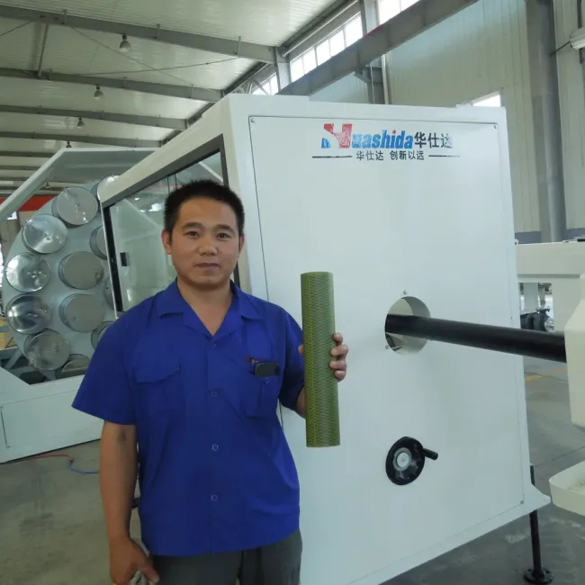 One Step Pert Fiber-Enhanced Flexible PU Insulated Pipe Integrated Production Line