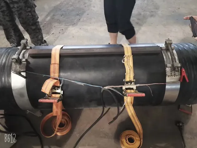 Electro Fusion Girth Welding Closure Tape for HDPE Hollow Wall Spiral Pipe