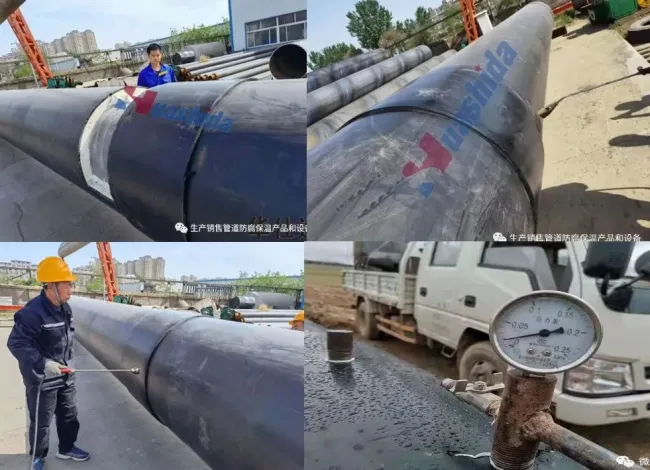 Electro Fusion Girth Welding Closure Tape for HDPE Hollow Wall Spiral Pipe
