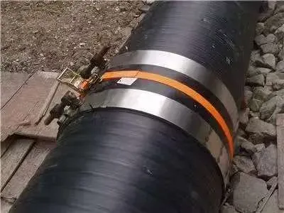 HDPE Electro Fusion Tape Shrink Sleeves Product Line for HDPE Structured Wall Spiral Pipe