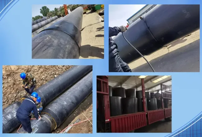 HDPE Seamless Electrofusion Sleeves Welding for Pre-Insulated Pipe