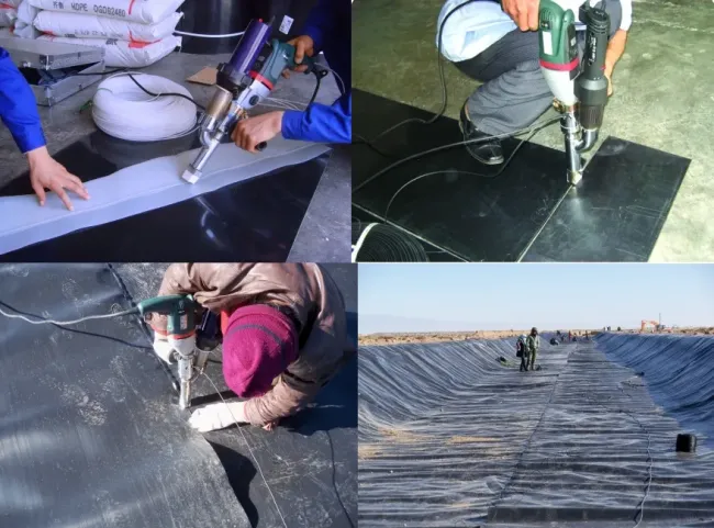 Portable Hand Extrusion Welding Gun for PP/PE/PVC Plastic Material Welder