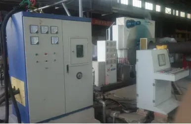 Curved Pipe 3PE Anti-Corrosion Coating Plant Elbow Pipe Rust Removal, Epoxy Powder Coating and Polyethylene Winding Production Line