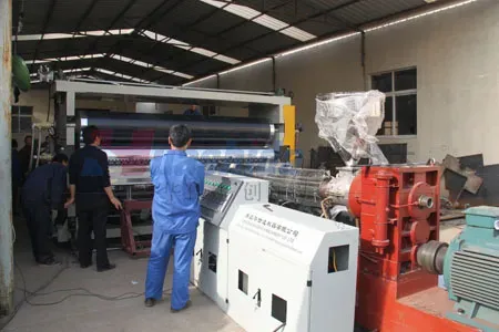 Industrial-Grade Geomembrane Sheet Film Machine for Landfill and Tunnel Projects