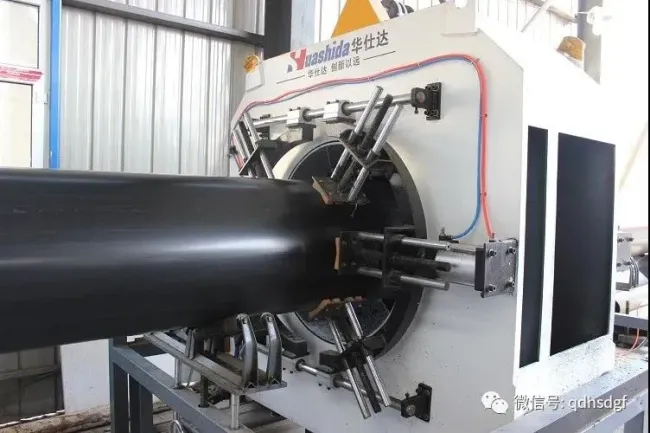 Fully Automatic Chipless Plastic Tube Cutter for Insulated PE Jacketing Pipes