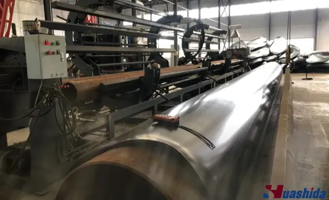 Fully Automatic Chipless Plastic Tube Cutter for Insulated PE Jacketing Pipes