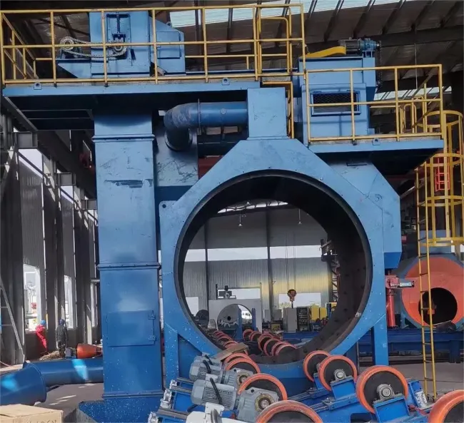 Internal Fusion Bonded Epoxy Fbe and External 3lpe Coating Equipment for Large Steel Pipes