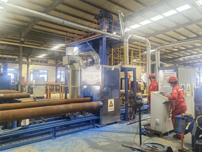 3lpe External Coating and Fbe Internal Coating Production Line for Water & Gas Steel Pipelines