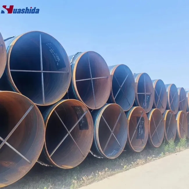 Steel Pipe Internal Fbe Spraying & External 3lpe Shot Blasting Coating Production Line for Pipeline Protection