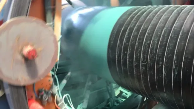 Bend Pipe 3PE 3lpe Coating Line with Shot Blasting Systems and Epoxy Coated