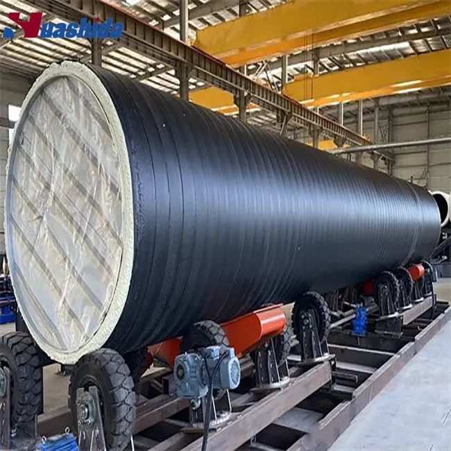 Puf Thermal Insulation PE Casing Pipe Extruder Production Line 110-2200mm