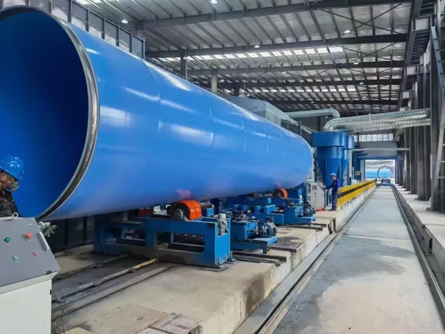 Tpep Steel Pipe Internal External Fbe Coating Machinery 3lpe 2lpe Fbe Pipe