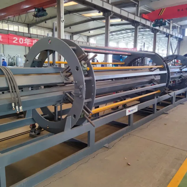 HDPE Plastic Jacket Pipe Pre-Insulated Pipe Production Equipment Polyurethane Foam Platform