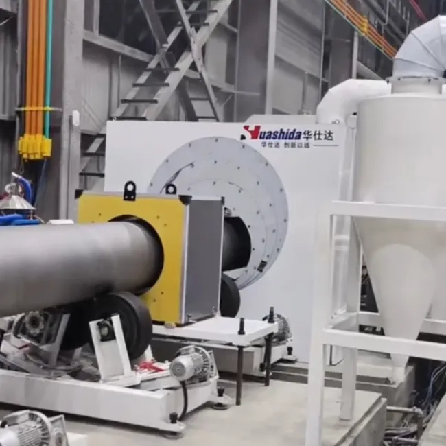Steel Pipe 3lpe External Coating and Internal Epoxy Coating Line for Pipeline