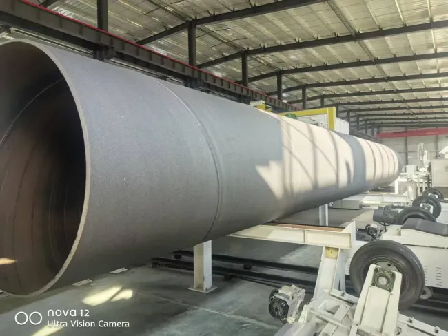 Large-Diameter Polyurethane Spray PE Wrapped Insulated Pipe Machinery