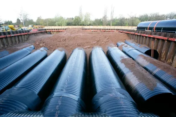 Huashida HDPE Hollow Wall / Structured Wall Corrugated Pipe Extruder Line