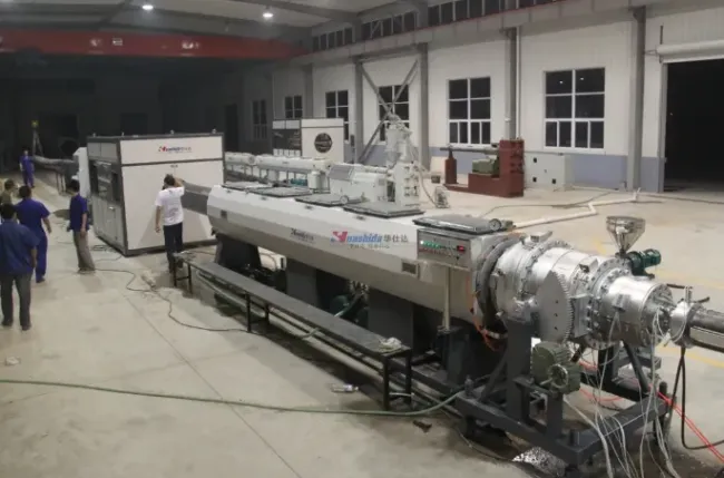 HDPE Water/Gas Supply Pressure Wall Plastic Pipe Making Extrusion Line (Dia20-2200mm)