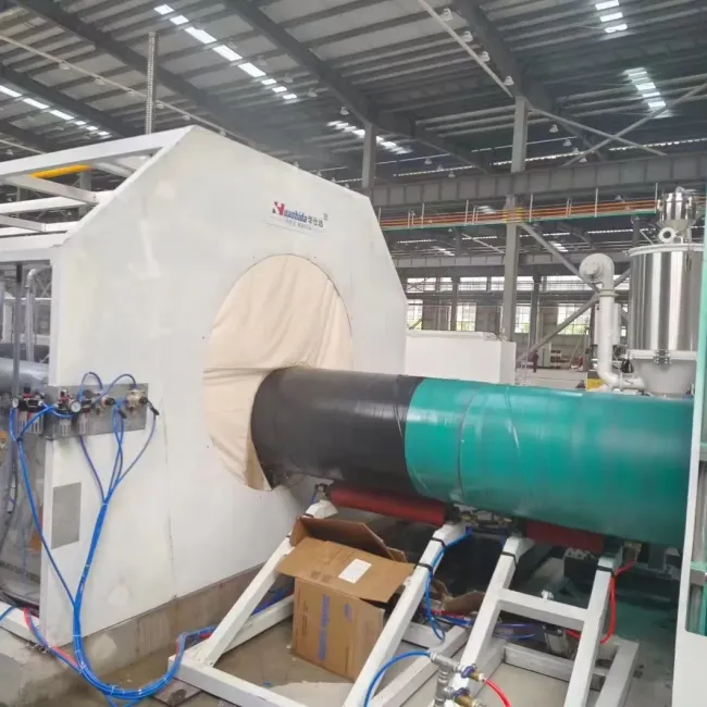 Steel Pipe Coating Equipment for Internal/External Epoxy Powder and External PE Wrapping