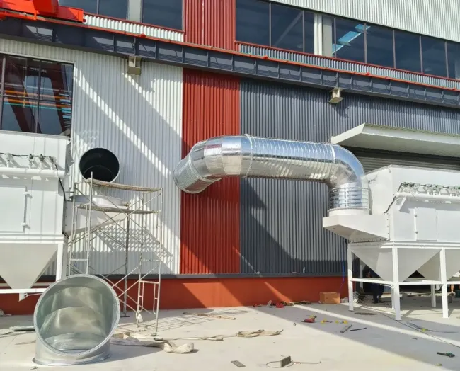Steel Pipe Coating Equipment for Internal/External Epoxy Powder and External PE Wrapping