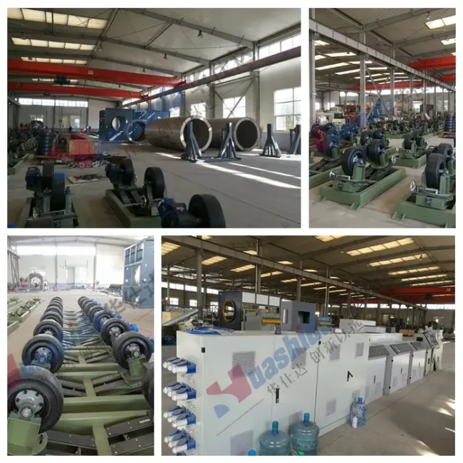 Steel Pipe Coating Equipment for Internal/External Epoxy Powder and External PE Wrapping