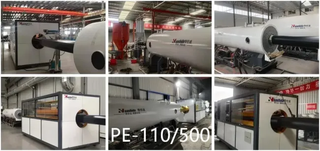 Automatic PU Foam Pre-Insulated Pipe Line with HDPE Jacket Extruder