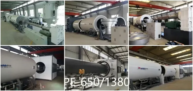 Automatic PU Foam Pre-Insulated Pipe Line with HDPE Jacket Extruder