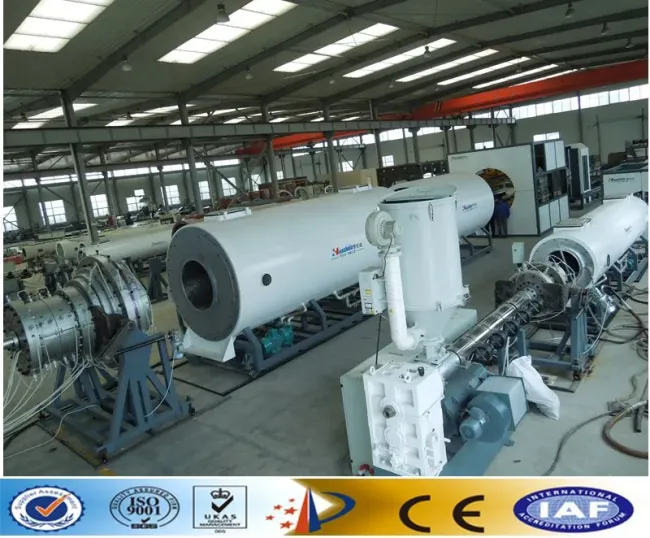 PE HDPE Casing Jacket Pre-Insulated Production Extrusion Machine Plastic Extruder