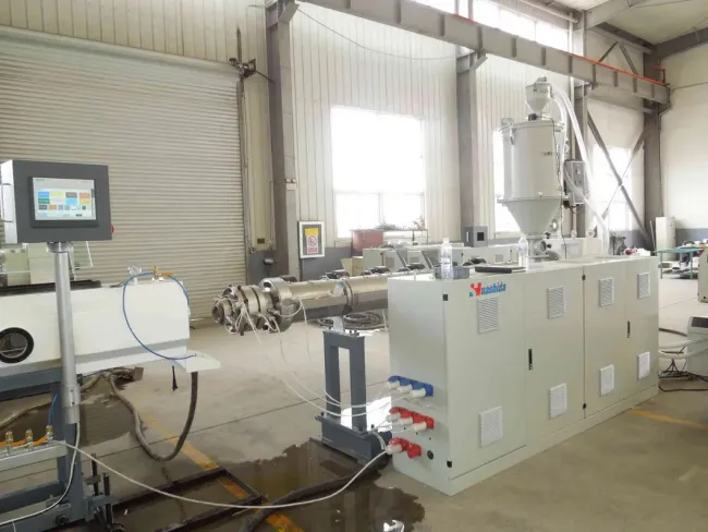 HDPE Structured Hollow Wall Corrugated Wall Pipe Extrusion Line