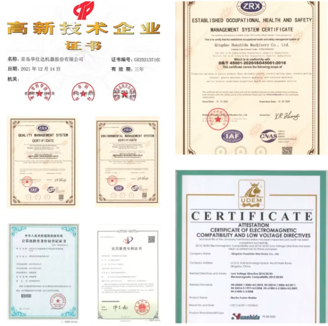 Quality and industry certifications