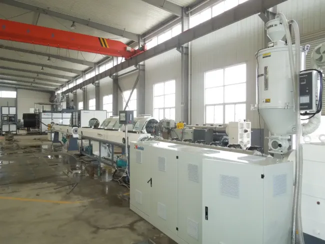 HDPE Hollow Structure Wall Spiral Pipe Production Line