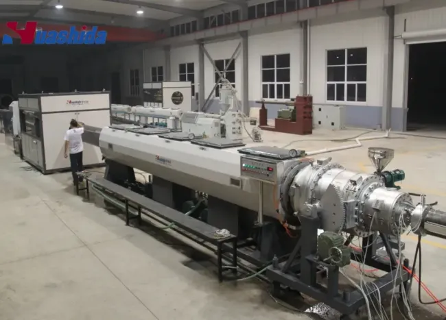Durable HDPE Pipe Extrusion Line with Single Screw Technology