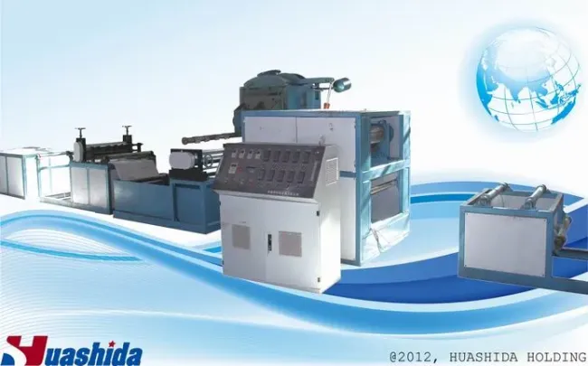 Oil Gas Pipe PE Heat Shrinkable Sleeve Production Line
