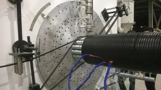 HDPE Hollow Structured Wall Winding Pipe Production Machine
