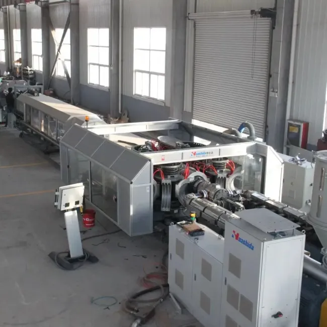 Single and Double Wall Corrugated Pipe Manufacturing Machine for Water Supply