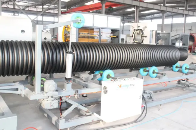 Single and Double Wall Corrugated Pipe Manufacturing Machine for Water Supply