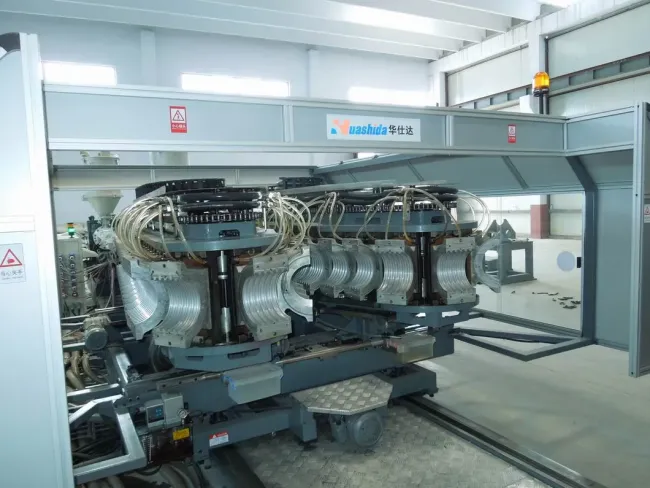 Single and Double Wall Corrugated Pipe Manufacturing Machine for Water Supply