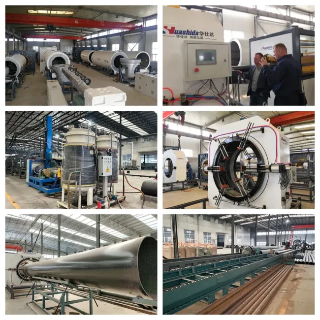 HDPE Pre-Insulated Pipe Line for Plastic Jacket Pipe Casing Extrusion Line