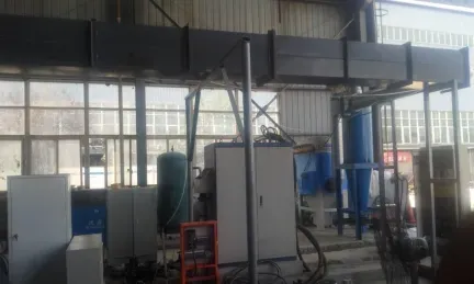 Industrial Shot Blasting Equipment for Elbow and Bend Steel Pipes