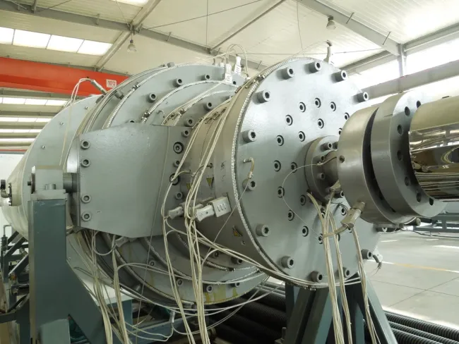 HDPE Outer Protective Jacket Extrusion Machine for District Heating Pipeline