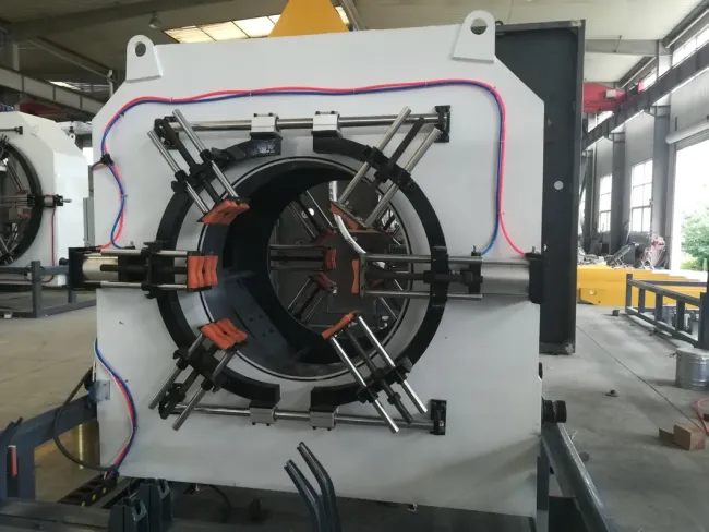 HDPE Outer Protective Jacket Extrusion Machine for District Heating Pipeline
