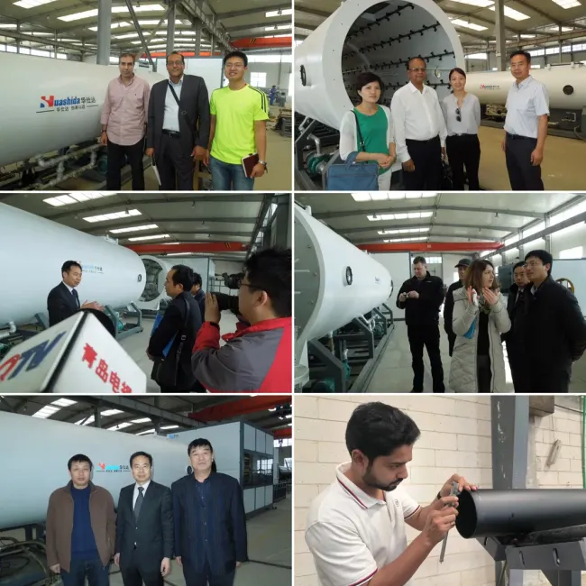 HDPE Outer Protective Jacket Extrusion Machine for District Heating Pipeline