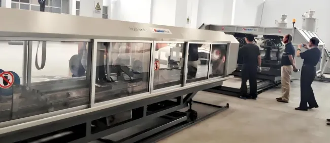 High Speed HDPE Double Wall Corrugated Pipe Making Machine