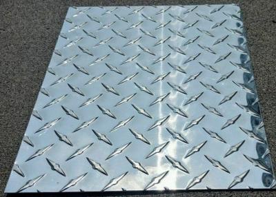 China 24 X 24  12x24  Polished Aluminum Diamond Plate Panels 3003-H22 6061-T6 for sale